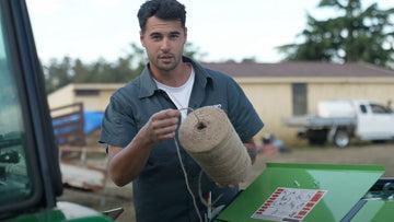 How to Add a New Roll of Twine to Your Baler