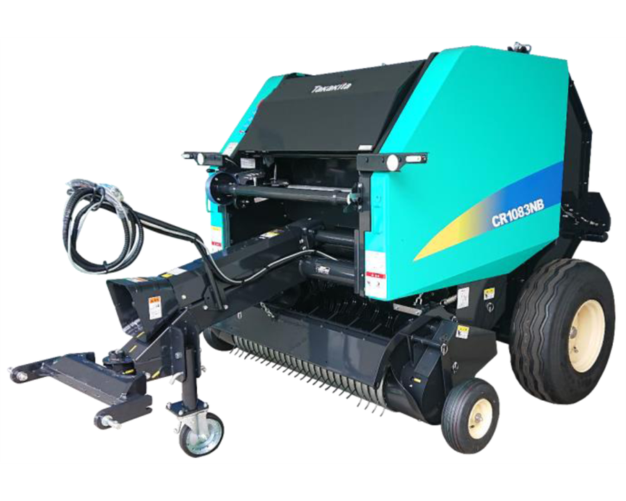 Machinery Takakita CR1083NB Cutting Round Baler – 100 x 100 cm Net Wrap — Aus Agro Australia