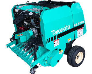 Takakita RB-511DX Mini Round Baler – 50 x 73 cm Twine — Aus Agro Australia